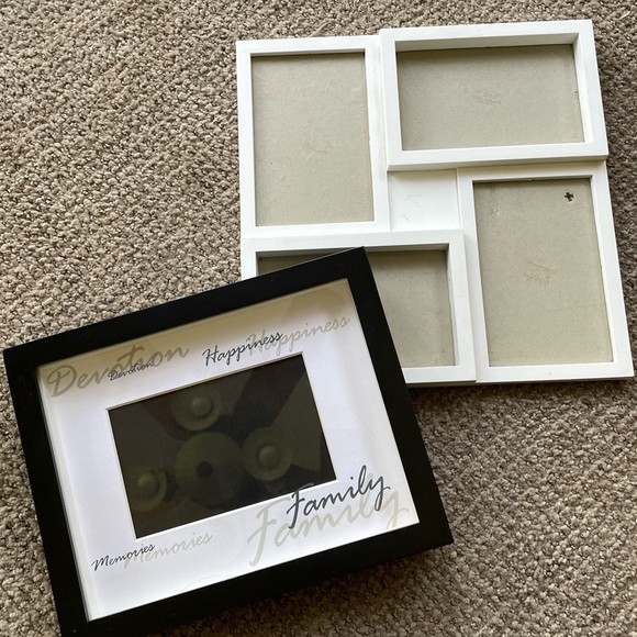 Lot of 2 Wooden Picture Frames - Picture 1 of 8